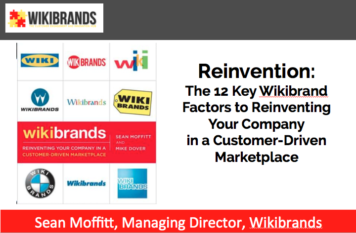 Brand Reinvention – The 12 Key Wikibrand Factors for Reinventing Your Company in a Customer-Driven Marketpalce