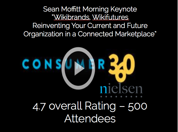 Nielsen Consumer 360 Keynote – Wikibrands, Wikifutures “The Next Big Thing”